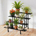 4-Tier Rolling Plant Stand with Locking Wheels, 45.7", 34.65" Deep, 880 lbs