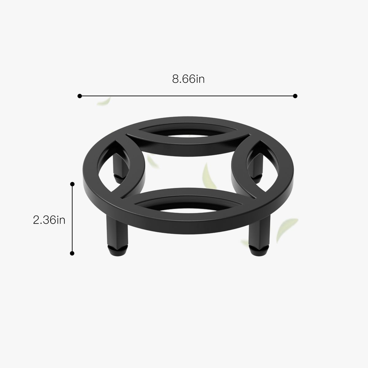 Zhongma 2-Pack 8.7" Wide Plant Pot Risers, Fully Assembled Indoor & Outdoor