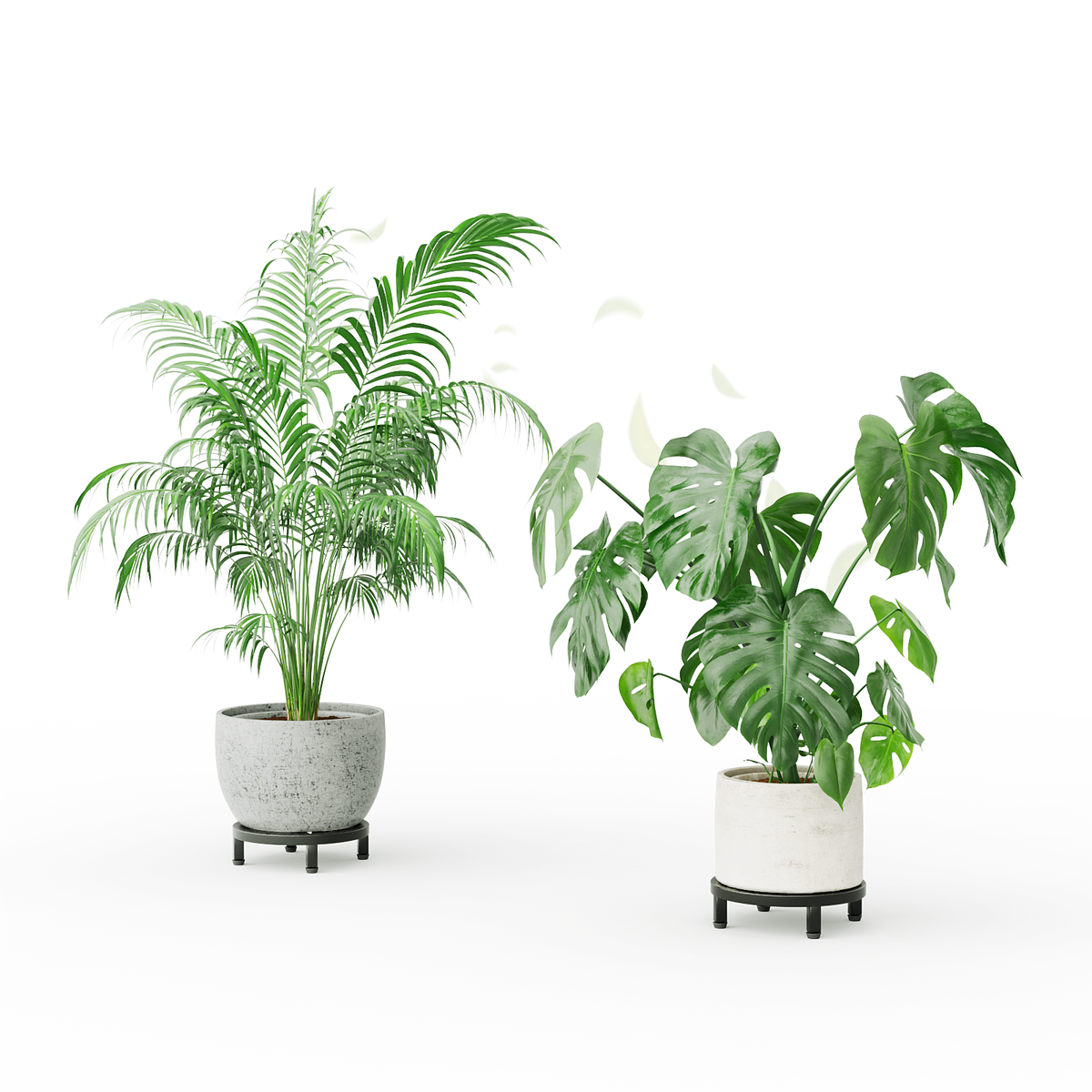 Zhongma 2-Pack 8.7" Wide Plant Pot Risers, Fully Assembled Indoor & Outdoor