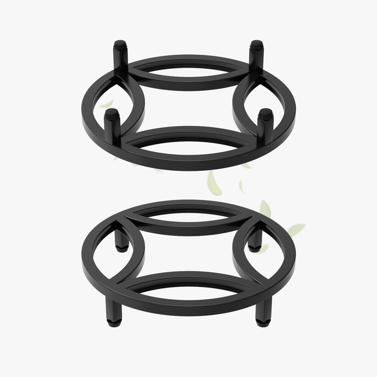 Zhongma 2-Pack 11.8" Wide Plant Pot Risers, Fully Assembled Indoor & Outdoor