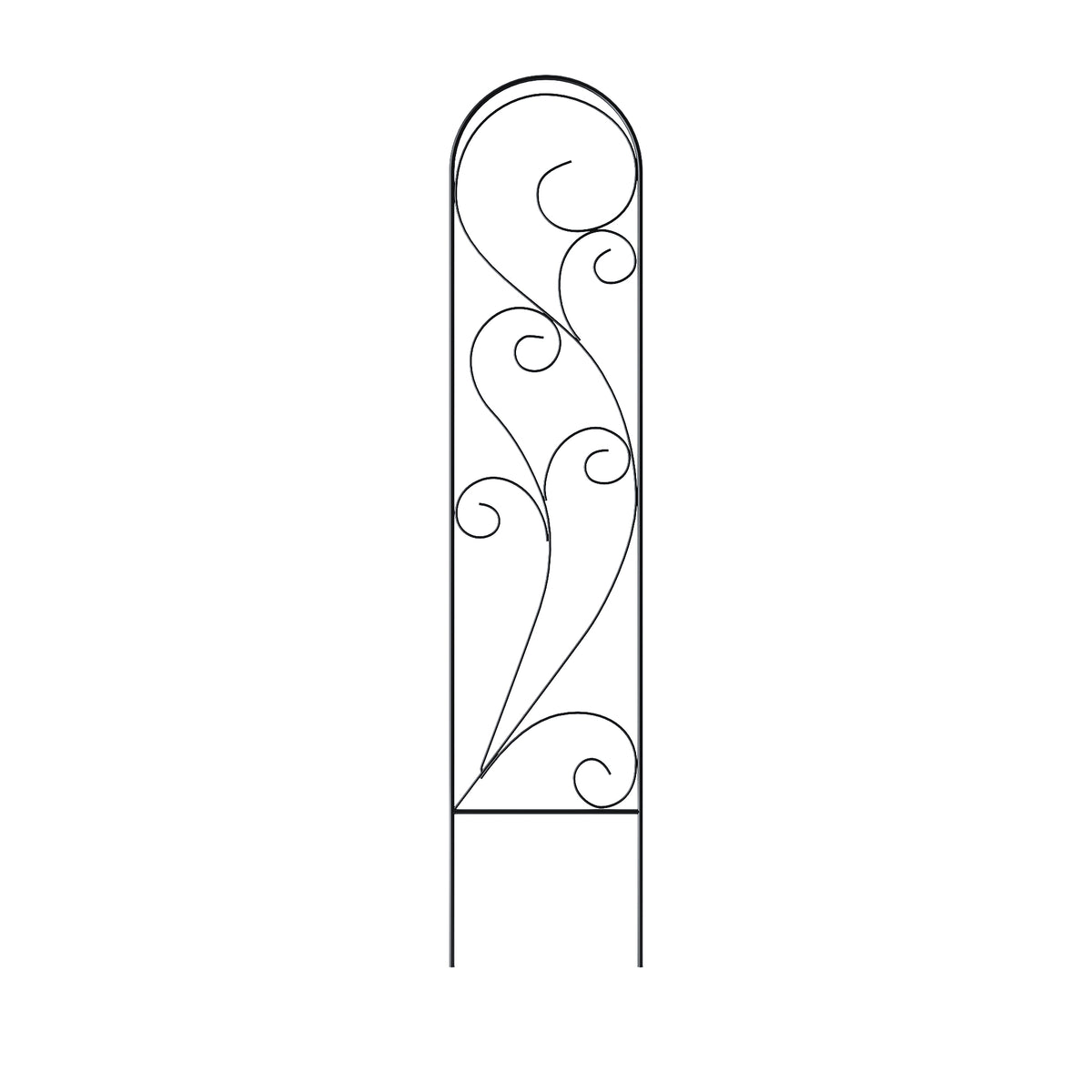 Zhongma 4-Pack 36" Metal Plant Trellis for Potted Plants, Indoor & Outdoor